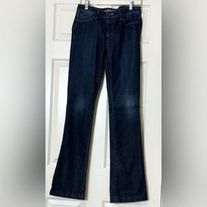 Women’s Joes Jeans The Honey Dark Wash Denim Low Rise Straight Leg Jeans 28